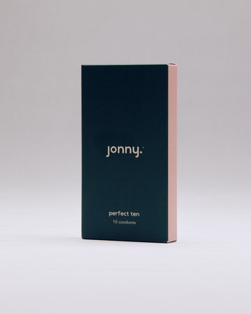 Perfect Ten Pack of 10 Vegan and Natural Condoms by Jonny