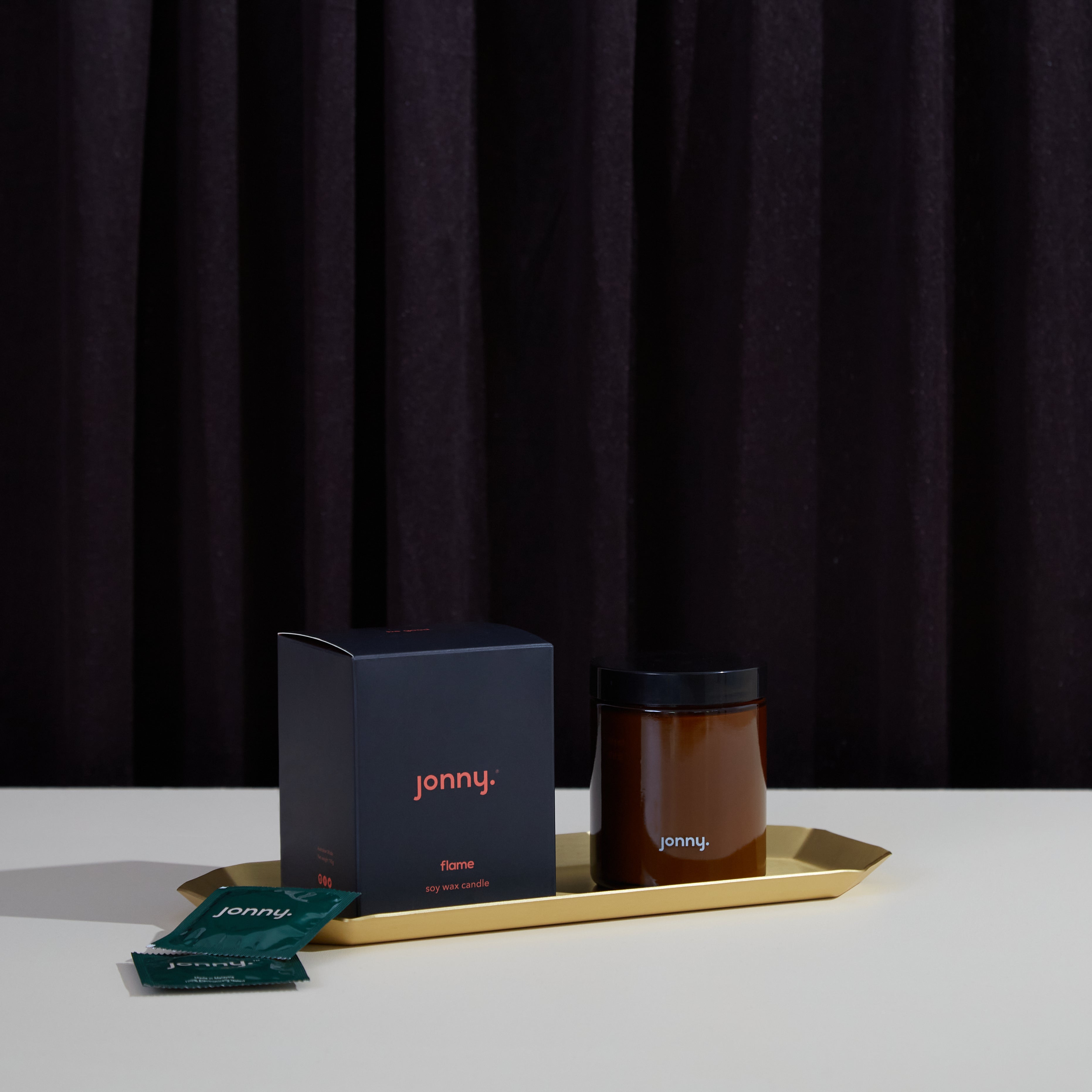 Flame No.1 Soy Wax Candle by Jonny